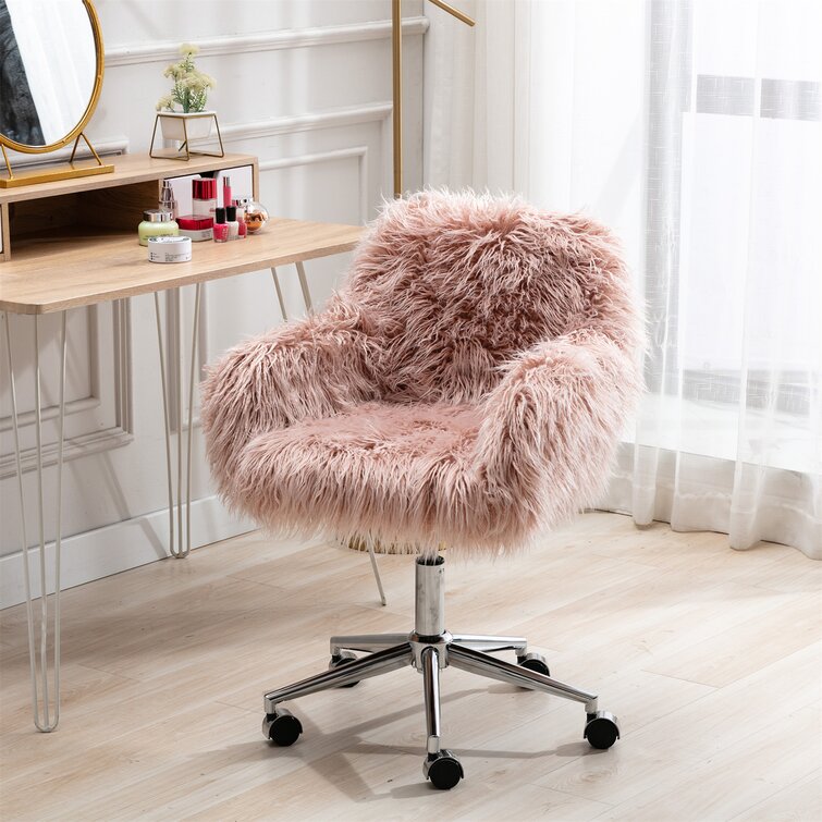 Wayfair pink best sale desk chair